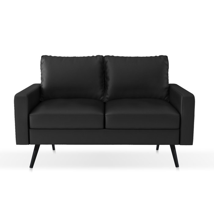 Freedom Life 58'' Faux Leather Loveseat & Reviews Wayfair